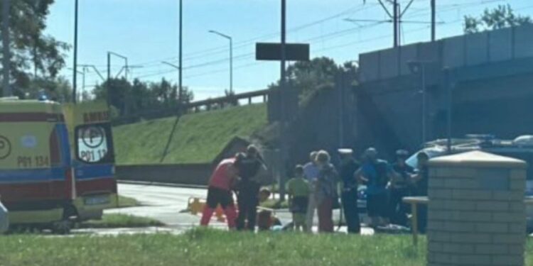 Groźny wypadek z udziałem rowerzysty w Poznaniu