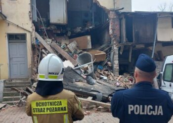 Katastrofa budowlana w regionie. Zawalona ściana kamienicy