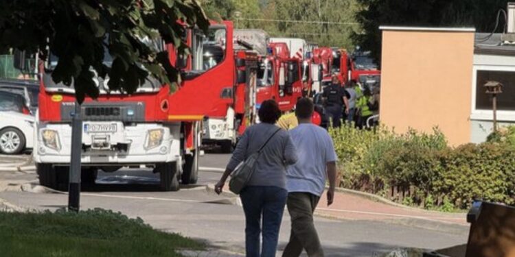 Pożar mieszkania na osiedlu Sobieskiego