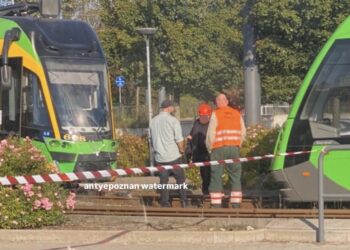 Wypadek tramwajów na Junikowie