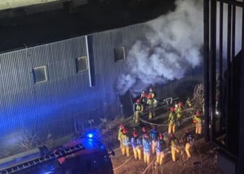 Nocny alarm w Poznaniu. Osiem zastępów straży walczyło z pożarem hali