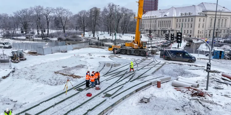 Ten fragment Poznania zmienia się nie do poznania. Pierwsze elementy nowej trasy już na miejscu