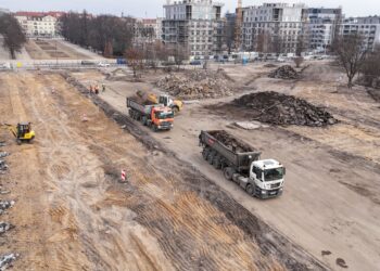 Wilda w Poznaniu przejdzie zieloną rewolucję. Ruszyła budowa nowego parku w miejscu dawnego targowiska