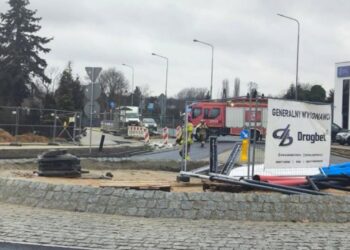 Znaleziono niewybuch, rondo w Poznaniu nieprzejezdne