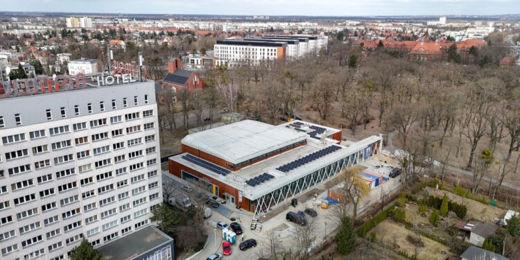 Poznań-Grunwald, nowa pływalnia z saunarium coraz bliżej otwarcia. Zobacz, co powstało przy ul. Taborowej