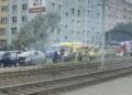 Groźny wypadek w Poznaniu. Zderzyło się kilka aut