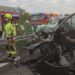 Wypadek na A2 o świcie! Bus wbił się w ciężarówkę, ranni trafili do szpitali