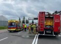 Wypadek motocyklisty w regionie, walka o życie