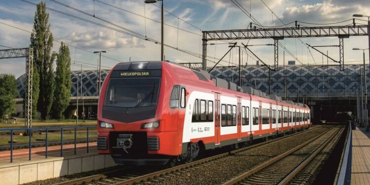 Zaprezentowano nowe pociągi dla Wielkopolski. Komfortowe składy wyjadą na tory w 2028 roku