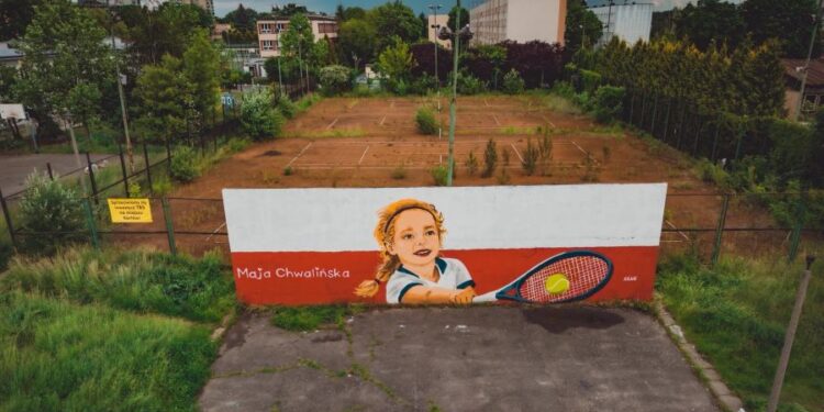 Kawu stworzył mural poświęcony Mai Chwalińskiej