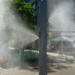 Wysokie temperatury. Miasto uruchamia beczkowozy, mgławice i kurtyny wodne