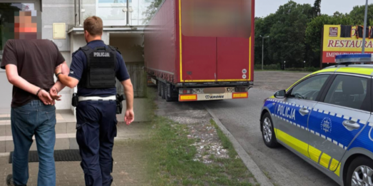 Niebezpieczna jazda na DK11. Świadek zauważył ciężarówkę jadącą slalomem, kierowca miał 3 promile