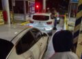 Złodziej w kradzionym Renault wpadł na bramkach na A2!