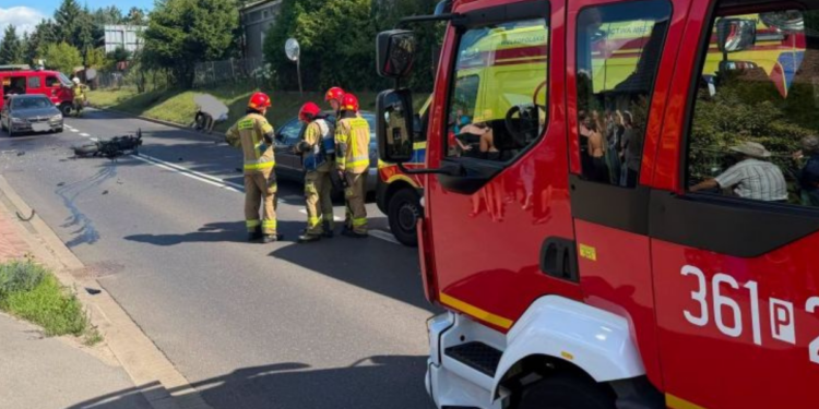 Śmiertelny wypadek motocyklisty na DW266 w Koninie