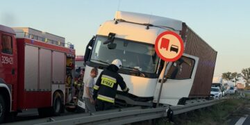 Wypadek na drodze S5 na wysokości Kleszczewa