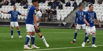 Lech Poznań podczas meczu z KI Klaksvik w eliminacjach Ligi Europy
