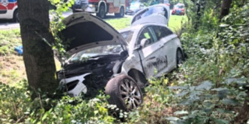 Wypadek na DK11 w Dobrzycy – służby ratunkowe przy zderzeniu trzech pojazdów