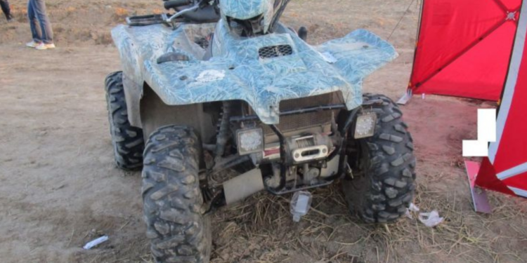 Wypadek quada na prywatnym torze off-roadowym w Ignalinie.