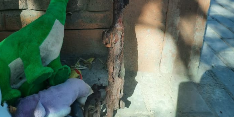 Fragment starego karabinu znaleziony na Ratajach w Poznaniu