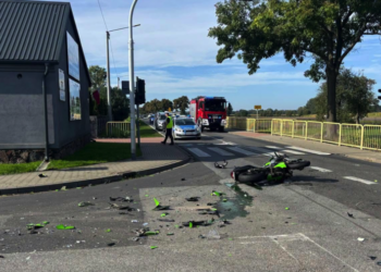 Motocyklista zginął po zderzeniu z Volkswagenem