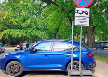 Parking przy ul. Szamarzewskiego 84 będzie objęty pracami przez dwa dni. Kierowcy nie będą mogli korzystać z miejsc postojowych.
