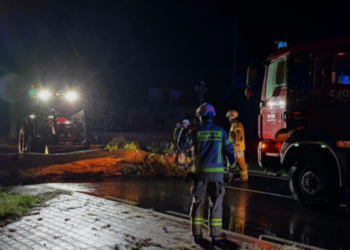 Skutki burz i silnego wiatru w Wielkopolsce