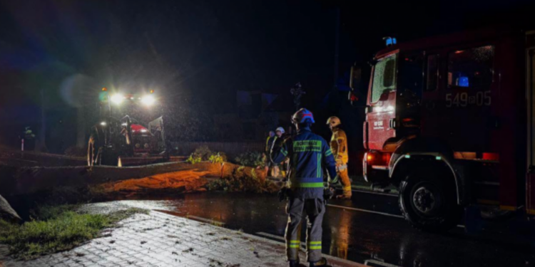 Skutki burz i silnego wiatru w Wielkopolsce