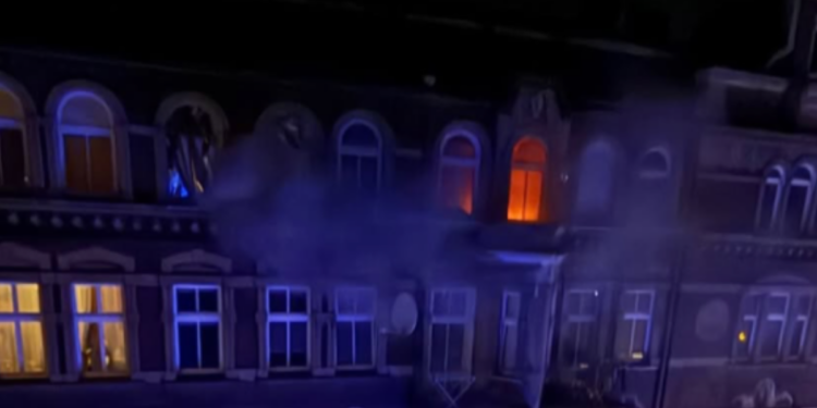 Pożar przy ul. Prądzyńskiego na poznańskiej Wildzie