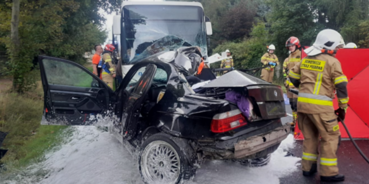 Wypadek w Białej Wsi na drodze wojewódzkiej nr 308