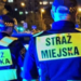 Straż miejska w Poznaniu podczas interwencji.