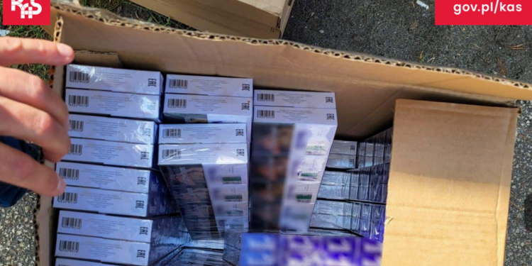 Papierosy i tytoń zabezpieczone przez funkcjonariuszy Wielkopolskiego Urzędu Celno-Skarbowego