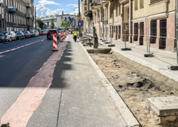 Nowe pasy przeznaczone pod nasadzenia zieleni wzdłuż ulicy Zeylanda