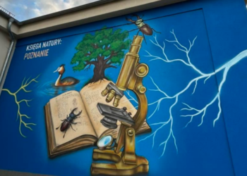 Nowe murale w Zespole Szkół Przyrodniczych w Poznaniu