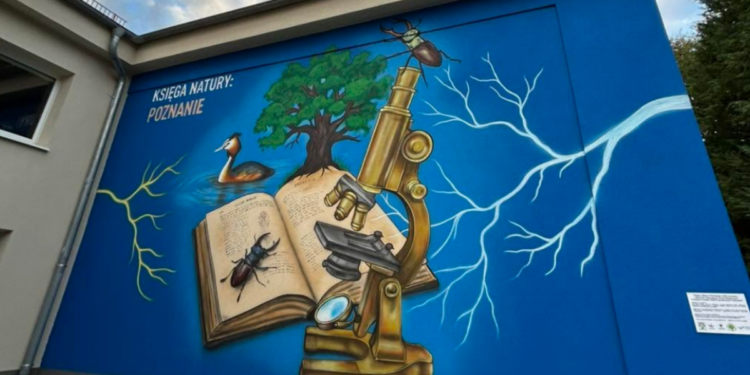 Nowe murale w Zespole Szkół Przyrodniczych w Poznaniu