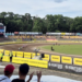Stadion na Golęcinie w Poznaniu w związku z meczem żużlowym PSŻ Poznań.